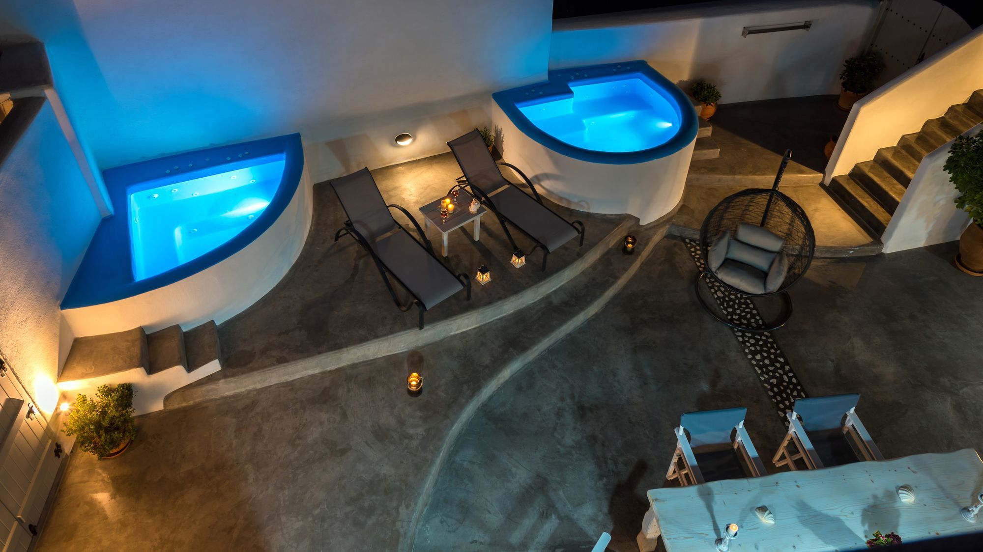 Nereids Villa Santorini Megalochori  Buitenkant foto