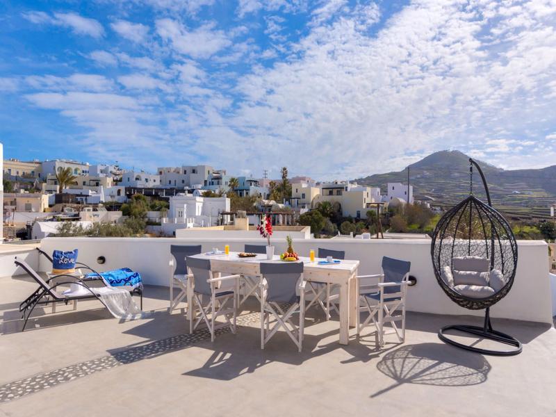 Nereids Villa Santorini Megalochori  Buitenkant foto