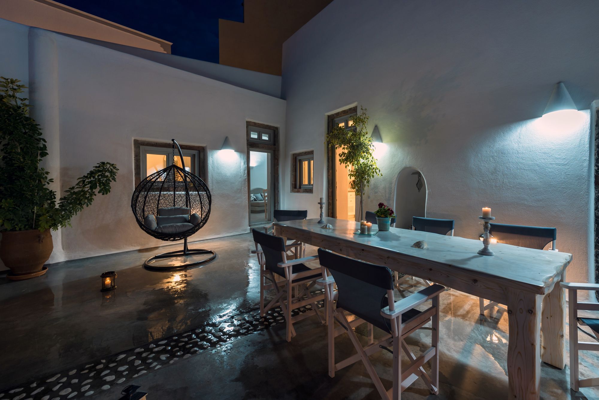 Nereids Villa Santorini Megalochori  Buitenkant foto