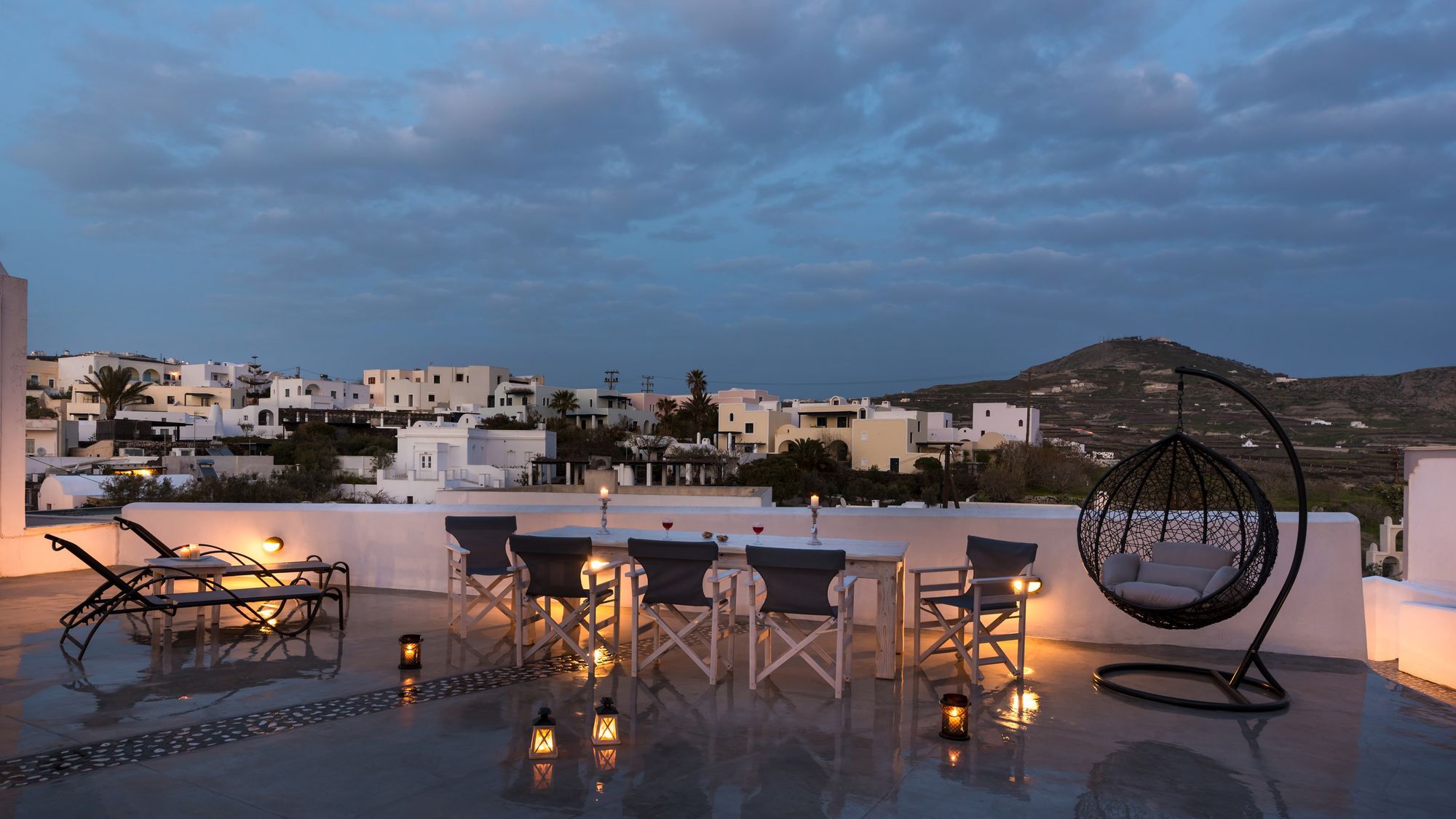 Nereids Villa Santorini Megalochori  Buitenkant foto