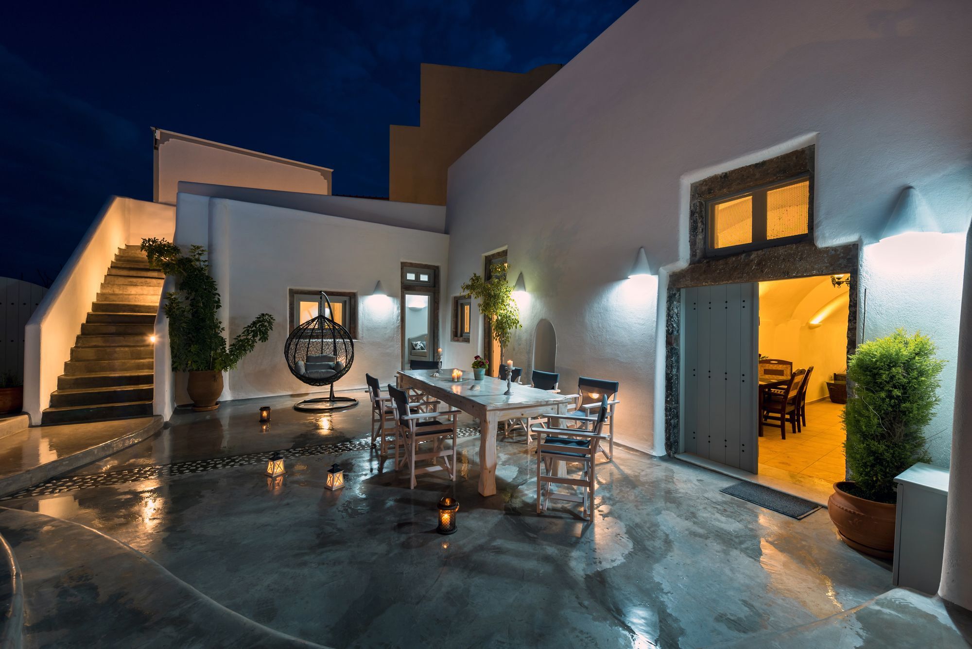 Nereids Villa Santorini Megalochori  Buitenkant foto