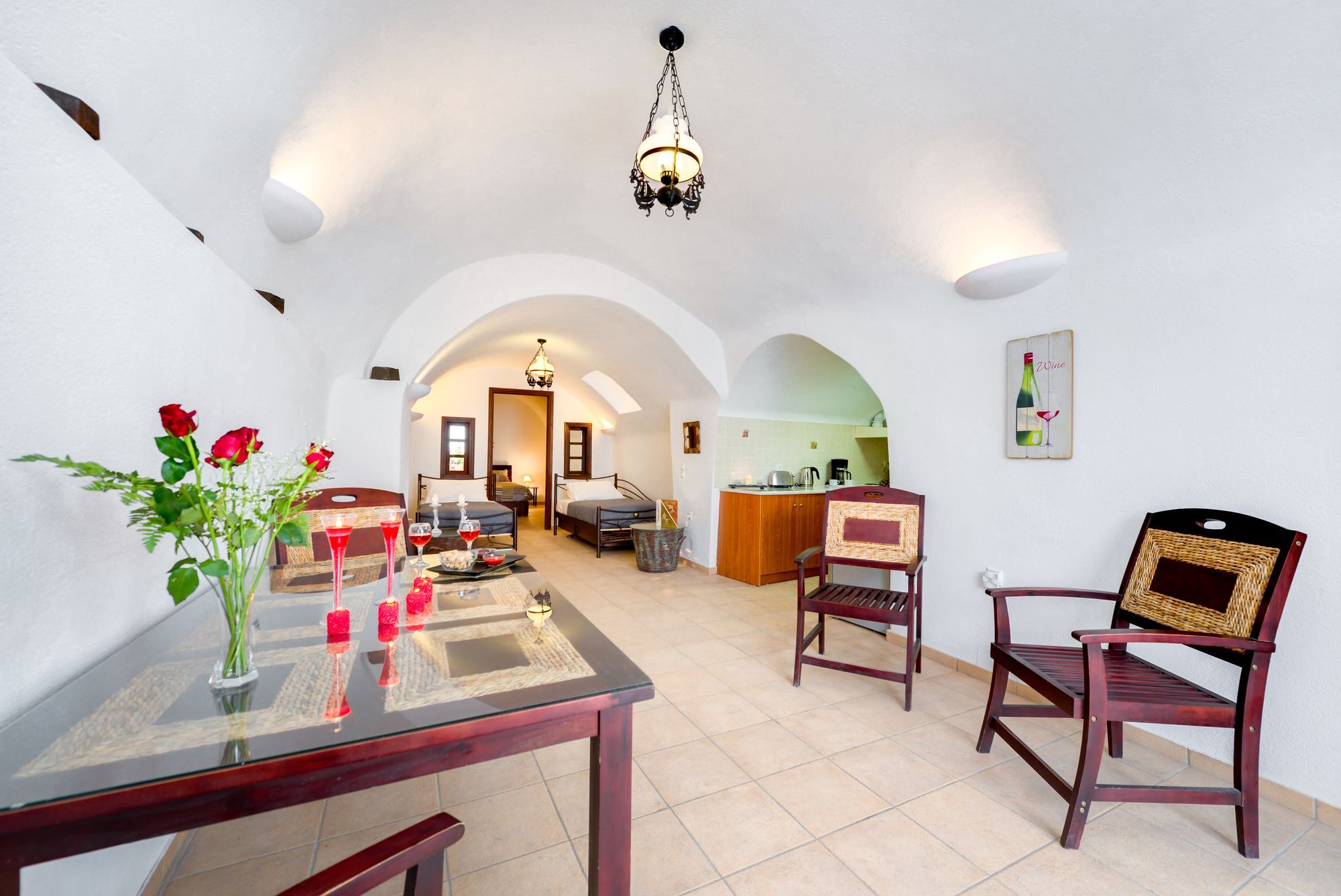 Nereids Villa Santorini Megalochori  Buitenkant foto