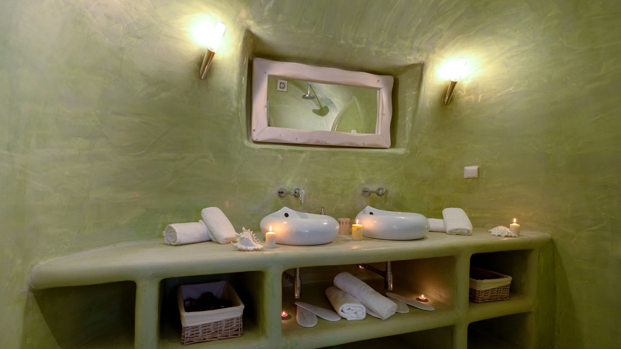 Nereids Villa Santorini Megalochori  Buitenkant foto