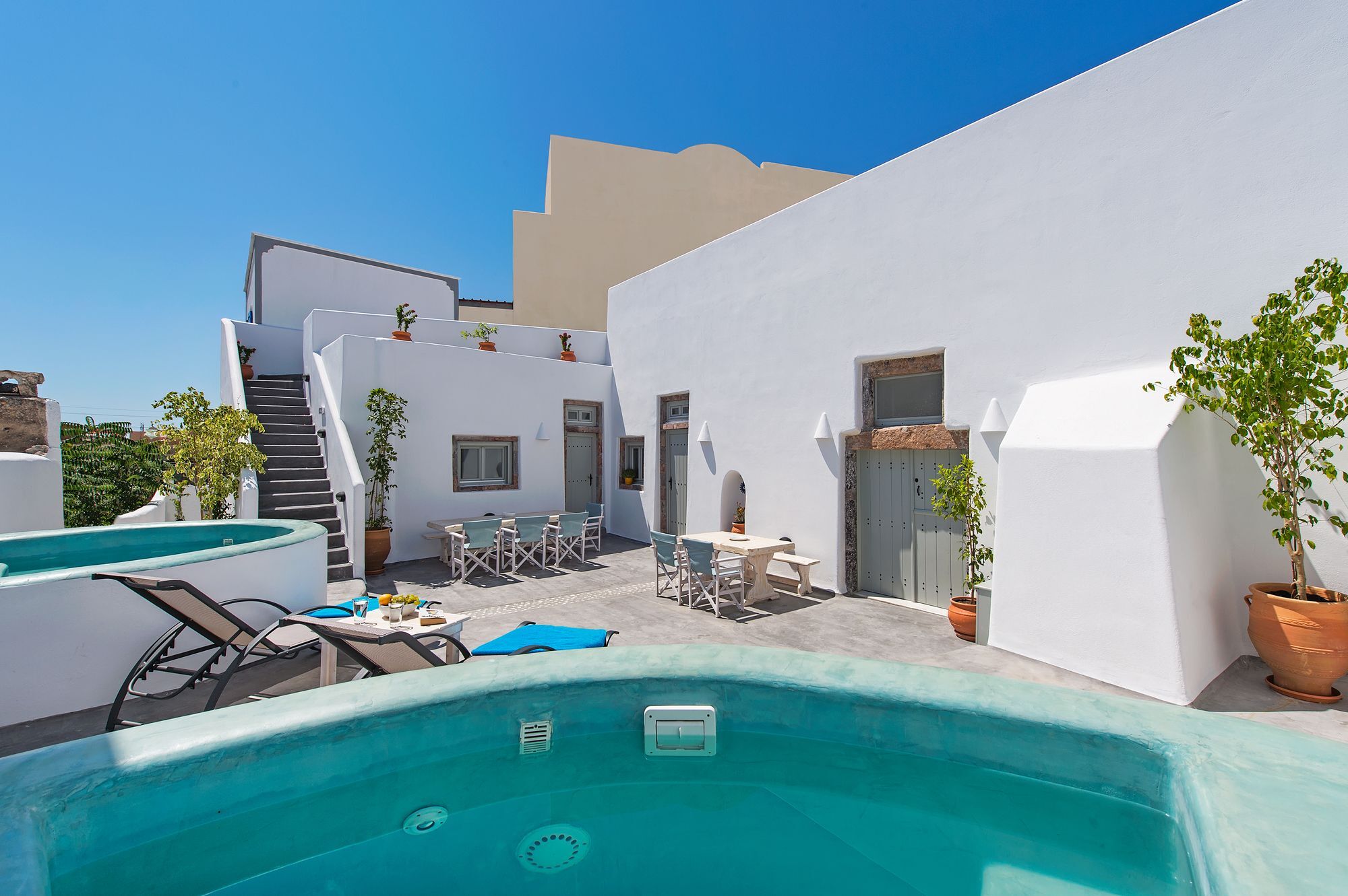 Nereids Villa Santorini Megalochori  Buitenkant foto