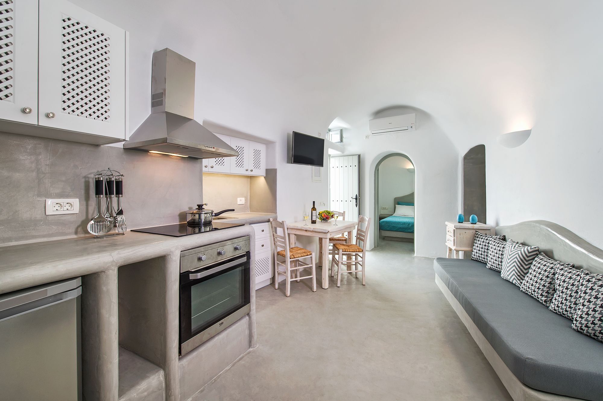 Nereids Villa Santorini Megalochori  Buitenkant foto