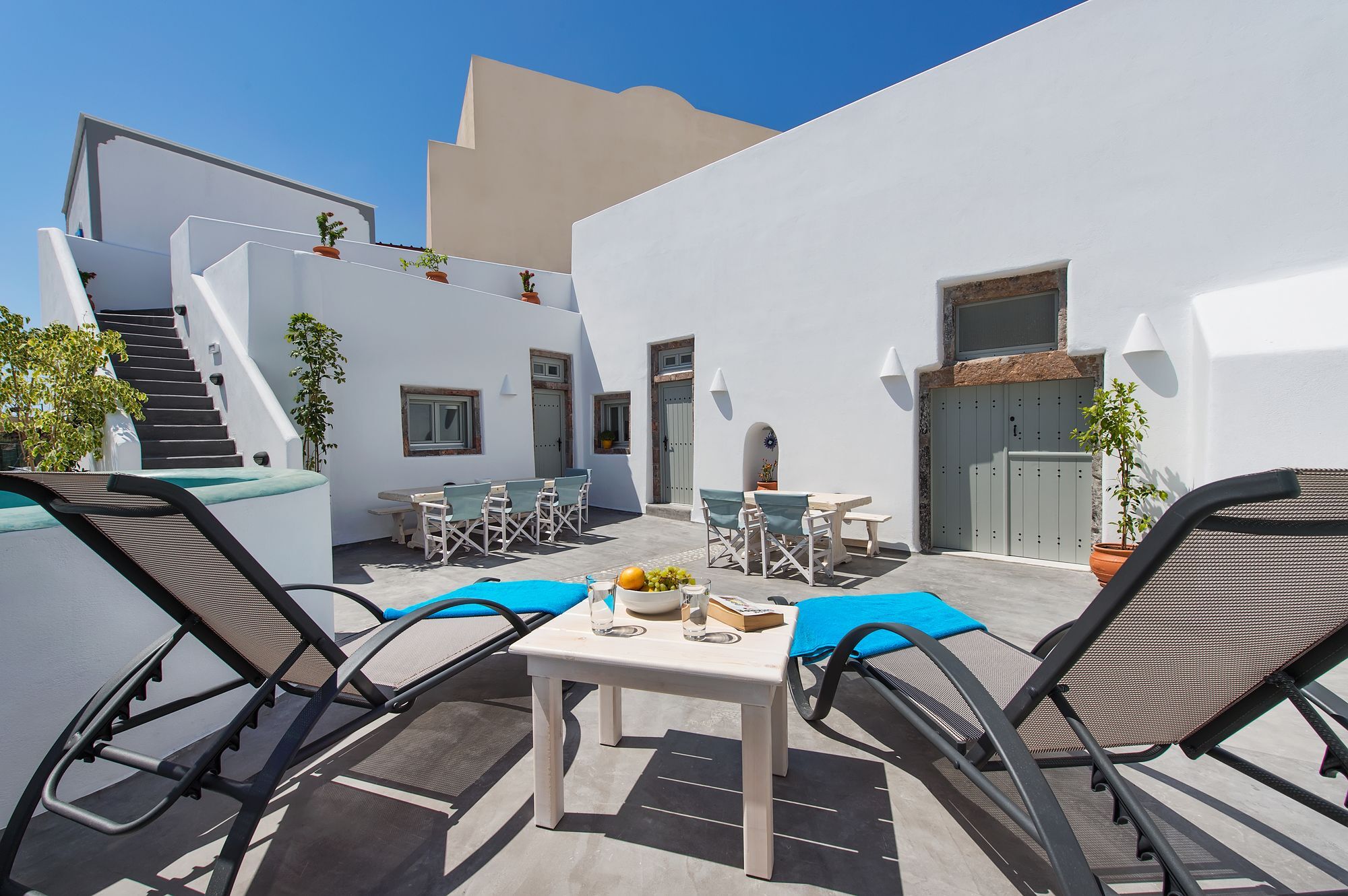 Nereids Villa Santorini Megalochori  Buitenkant foto